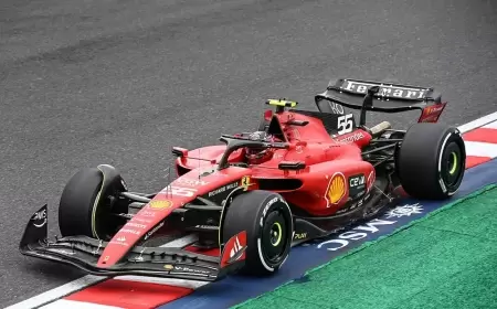 Sainz, Singapur Zaferinin Ardından Japonya GP'de Zorlandı