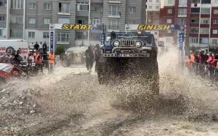 Tokat'ta Off-Road Şenliği Adrenalin Dolu Anlara Sahne Oldu
