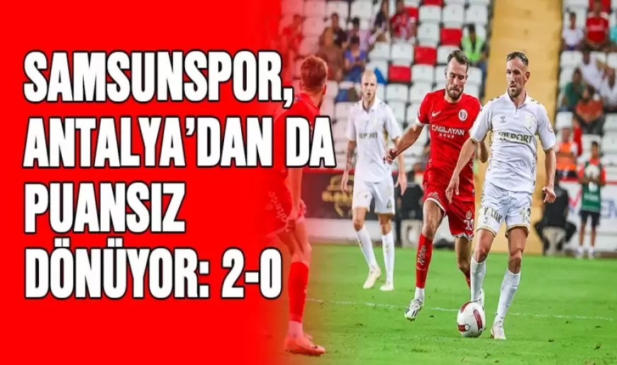 Bitexen Antalyaspor, Yılport Samsunspor'u Sagiv Jehezkel'in İki Goluyla Yendi