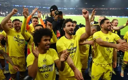 Şampiyonlar Ligi Dramı: Dortmund Paris'i Eledi, Wembley'e Yarı Final Biletini Aldı!